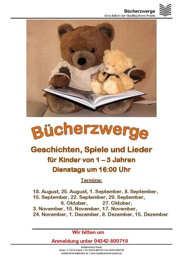 B&uuml;cherzwerge ab August 2026