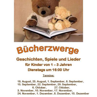 B&uuml;cherzwerge ab August 2026