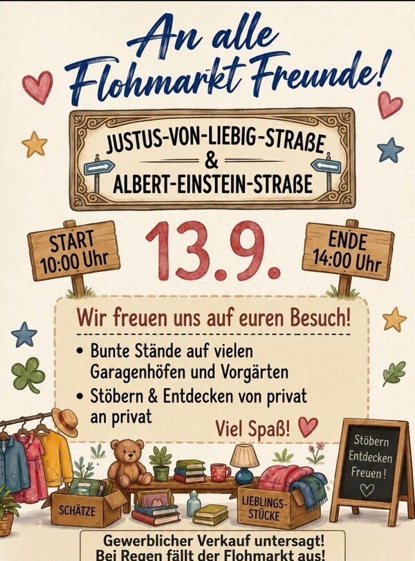Flohmarkt 13.09.